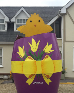 Largest Easter Egg in the world at day time