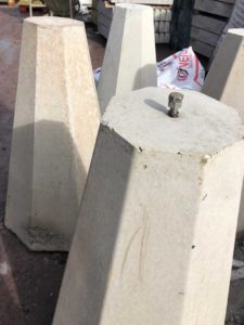 precast products concrete signpost